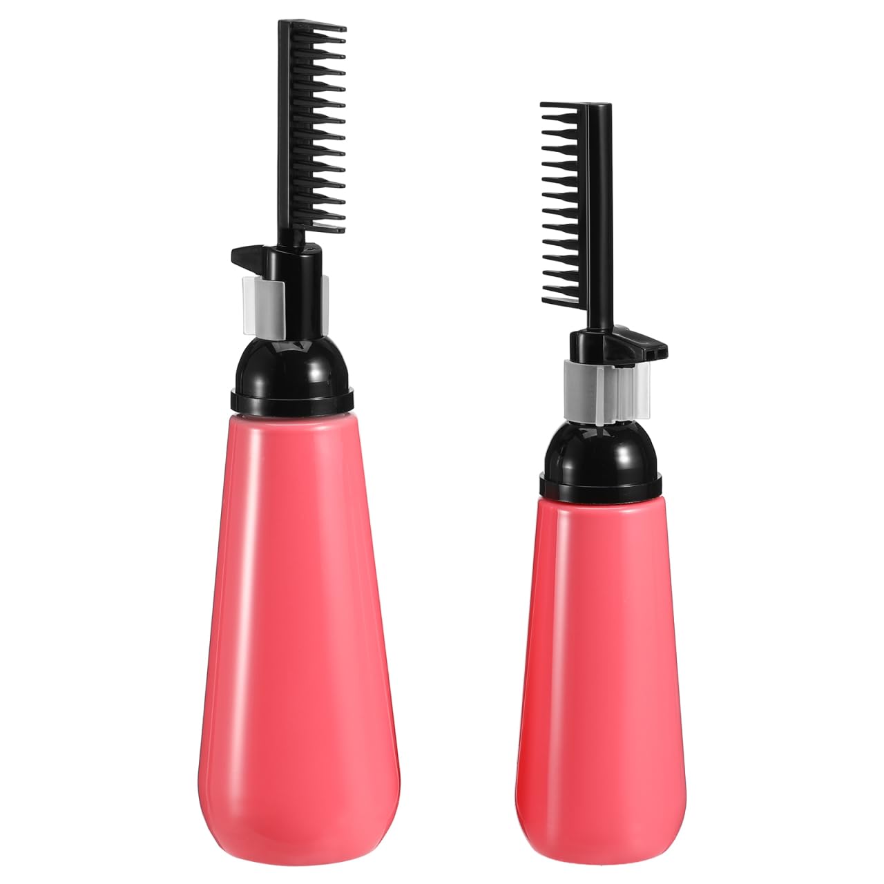 Hair Shampoo And Lotion Applicator Bottle With Comb