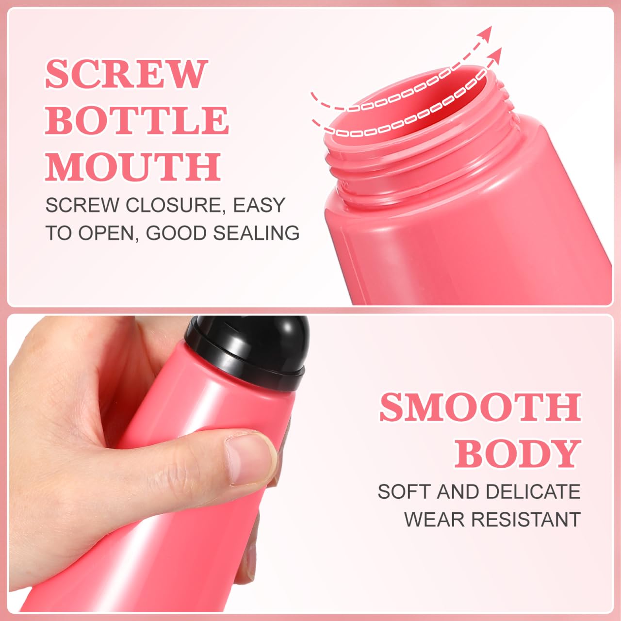 Hair Shampoo And Lotion Applicator Bottle With Comb