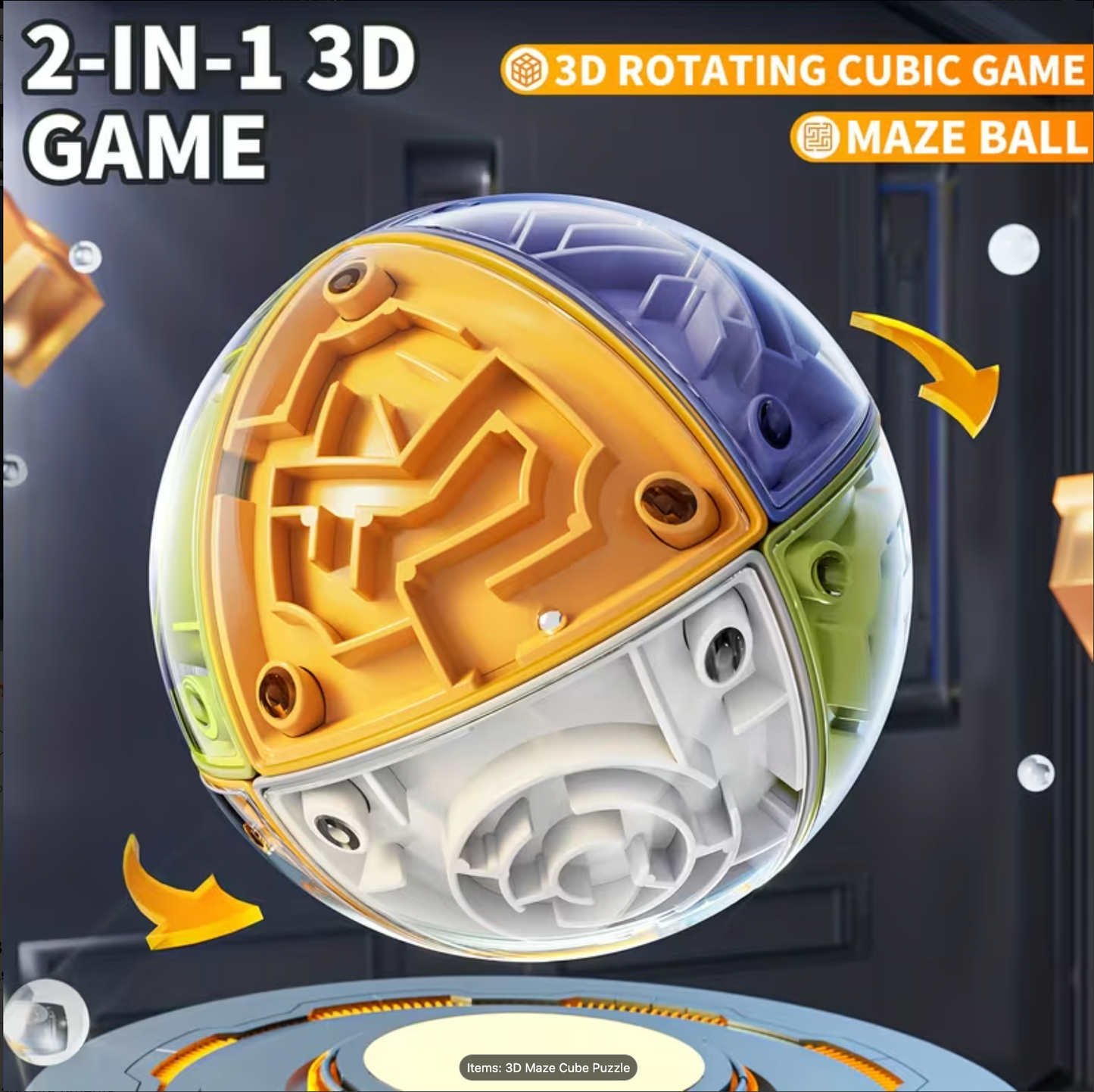 Infinite Round Maze Ball Toy(2×2)